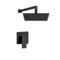 Matte Black Rain Shower Faucet Set, Rain Shower Head, Shower Faucet